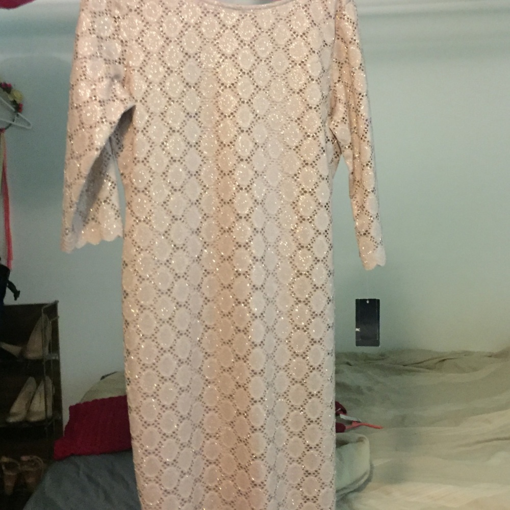 Ronni Nicole Gold Dress Size 10